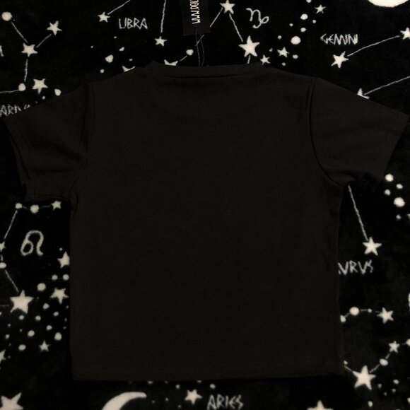 Dolls Kill Brooklyn Baby Airbrush Crop Top - Picture 4 of 4